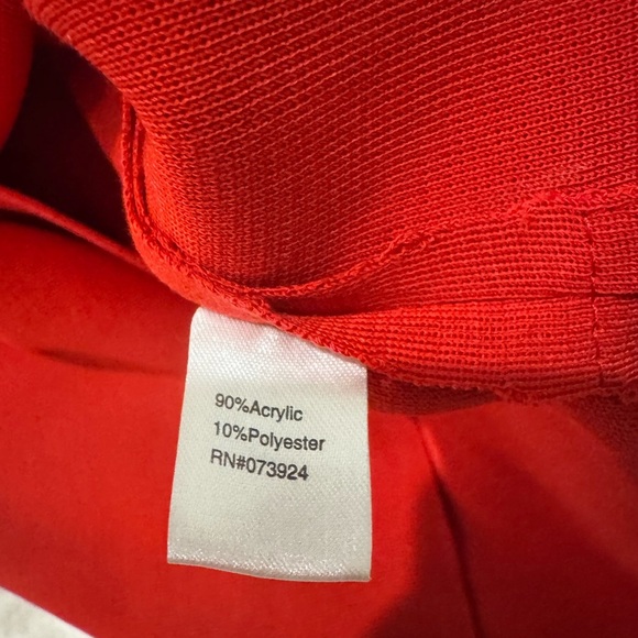 Ming Wang Mid-Length Scoop Neck Knit Tank red - Picture 8 of 8